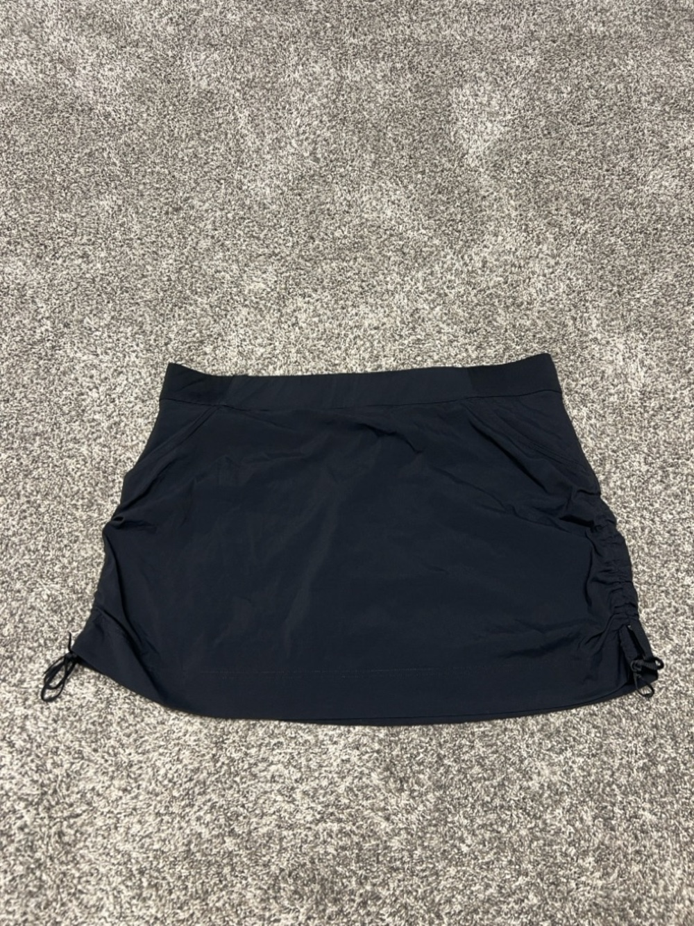 Columbia 2XL Black All Seasons Ruched Athletic Skort Shorts Hiking Golf Tennis